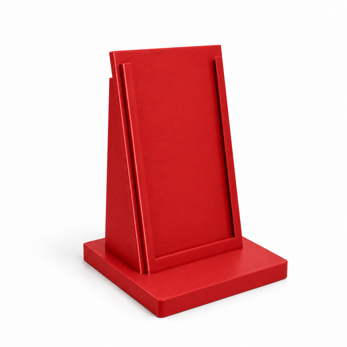 Portrait Custom QR + NFC Display Stand