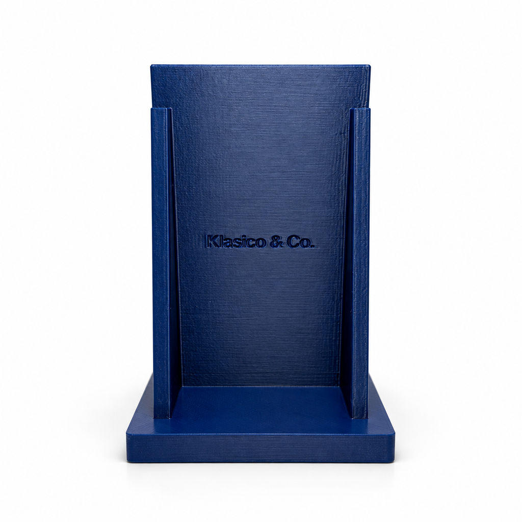 Portrait Custom QR + NFC Display Stand