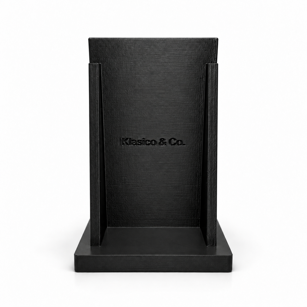 Portrait Custom QR + NFC Display Stand