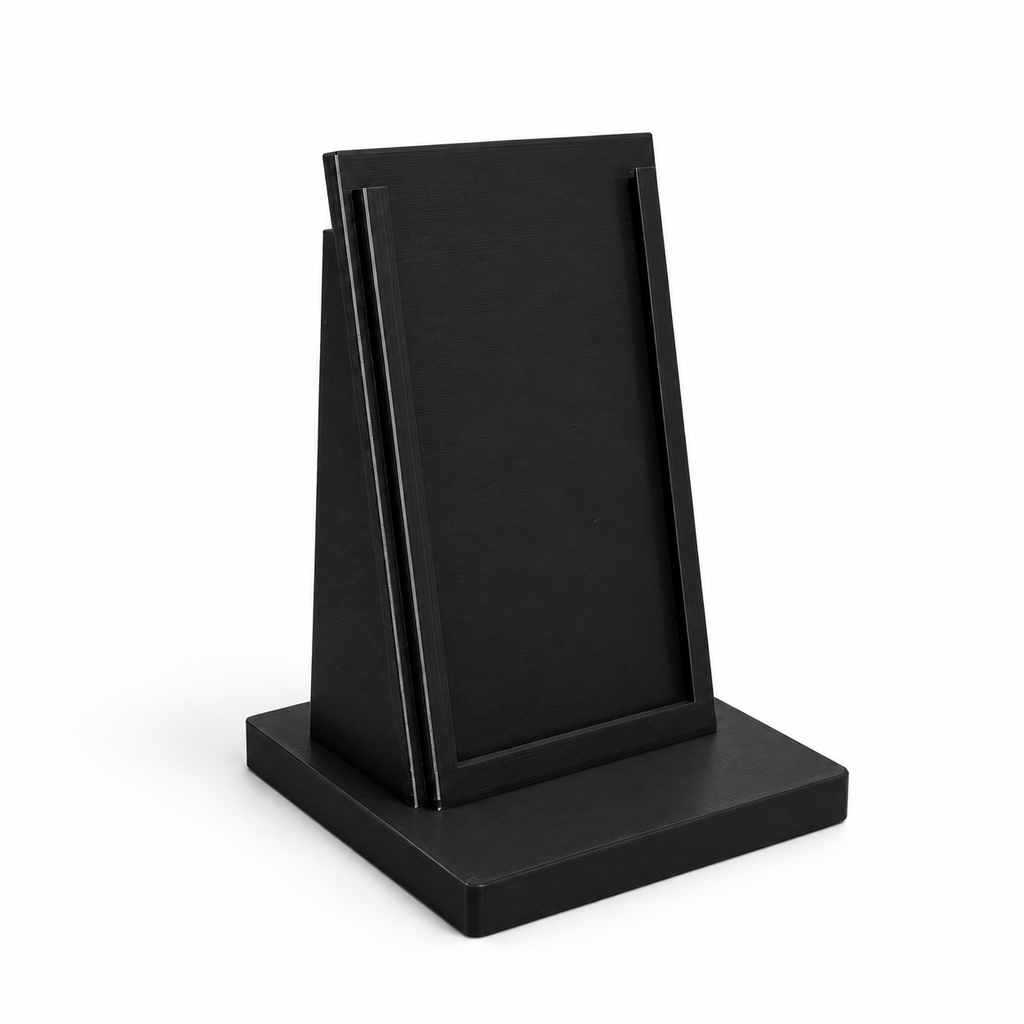 Portrait Custom QR + NFC Display Stand