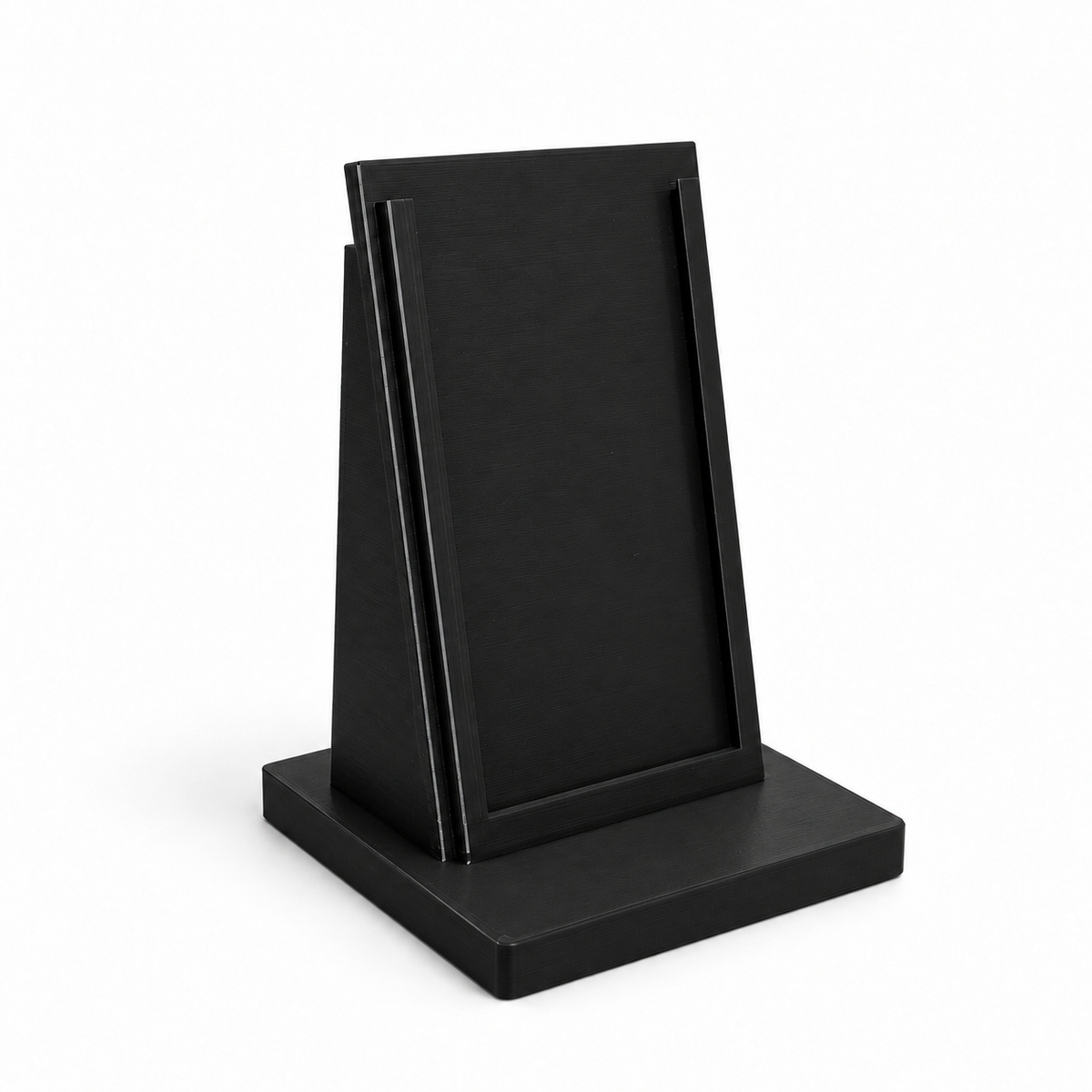 Portrait Custom QR + NFC Display Stand