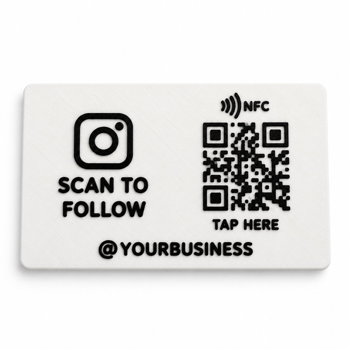 Additional Custom QR + NFC Card