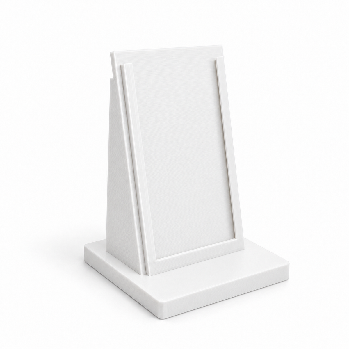 Portrait Custom QR + NFC Display Stand