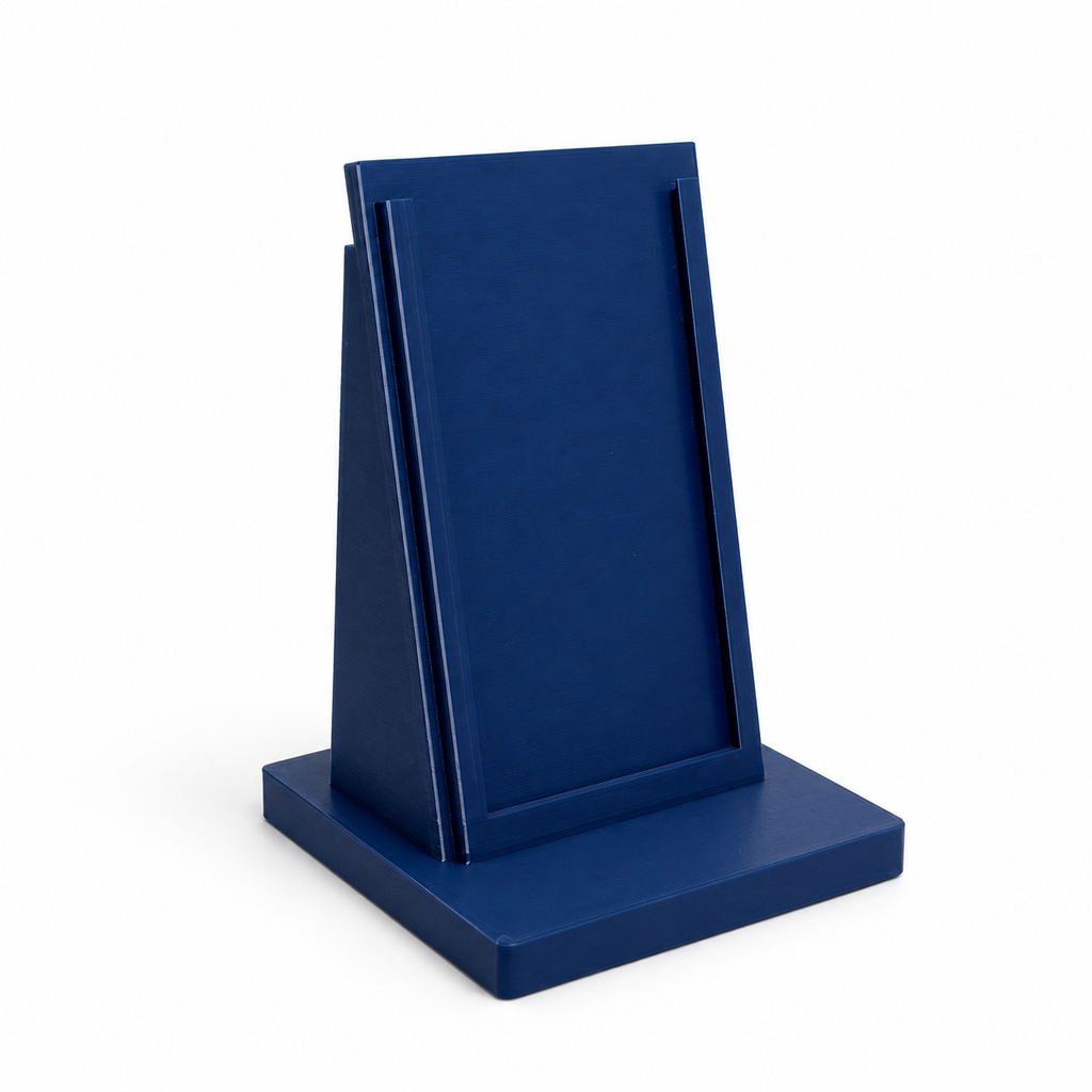 Portrait Custom QR + NFC Display Stand