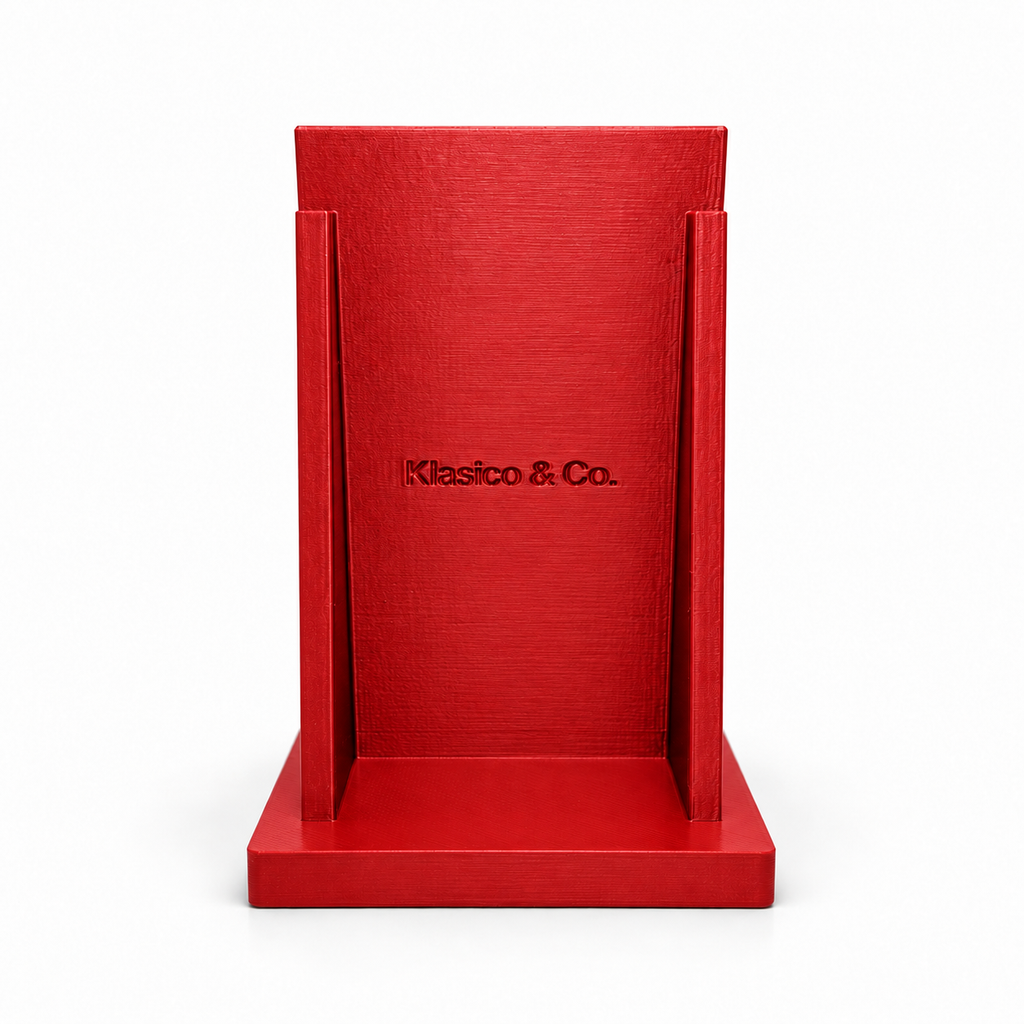 Portrait Custom QR + NFC Display Stand